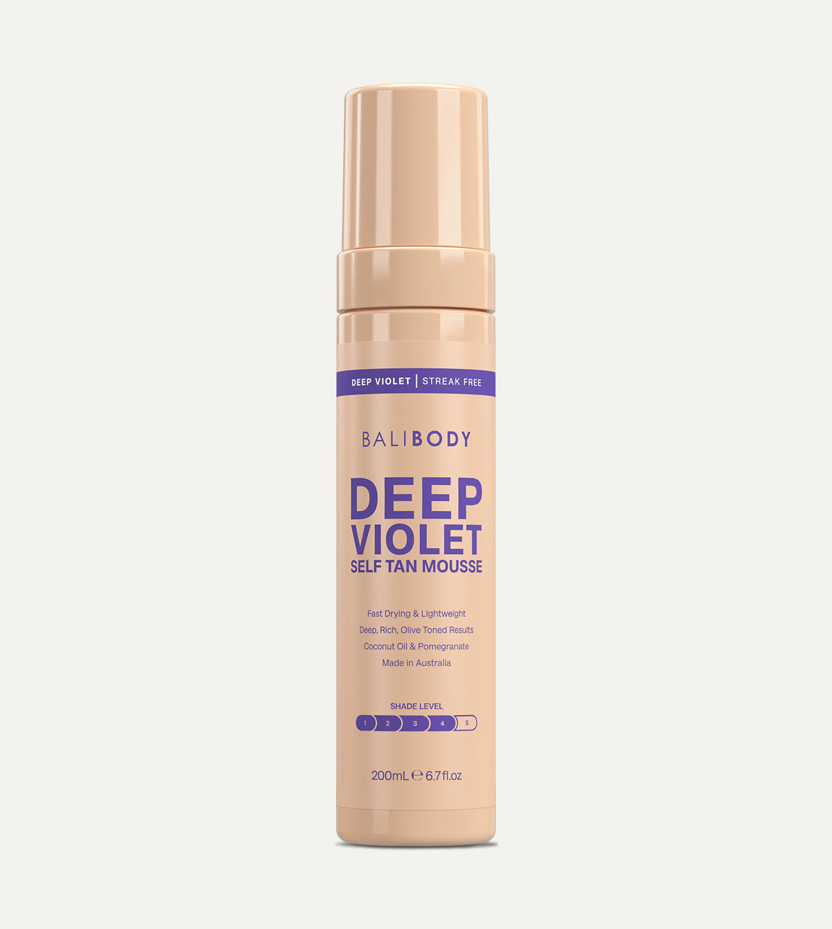 Deep Violet Self Tan Mousse - Ultra Dark Violet Tan - Bali Body