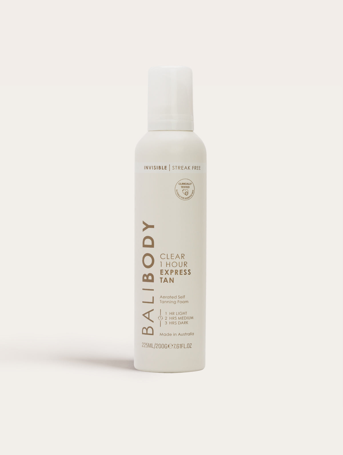 Clear 1 Hour Express Self Tan - Zero-Transfer - Bali Body CA