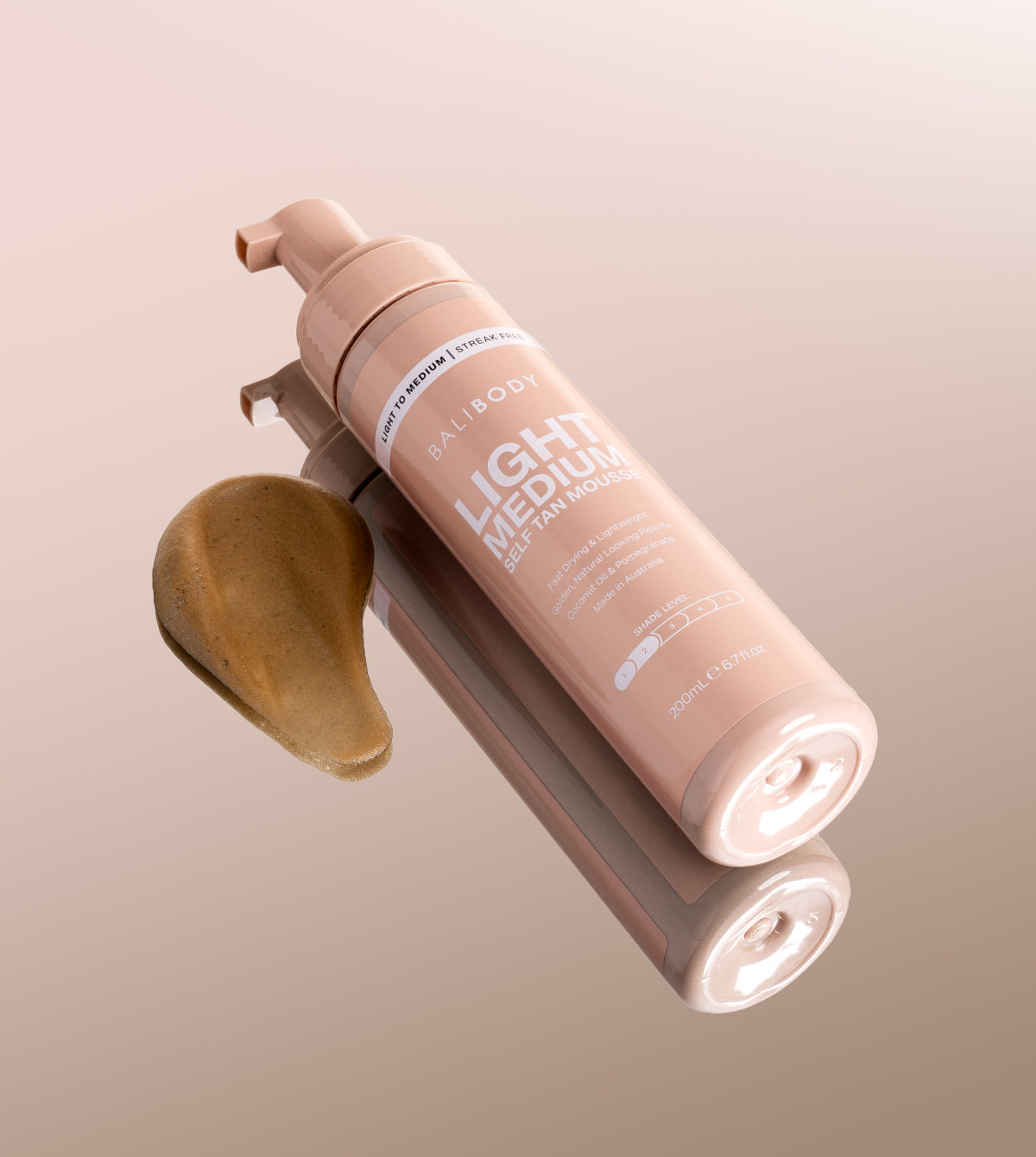 Light Medium Self Tanning Mousse