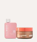 Watermelon Tanning Oil & Shimmering Tanning Gel SPF15 Set