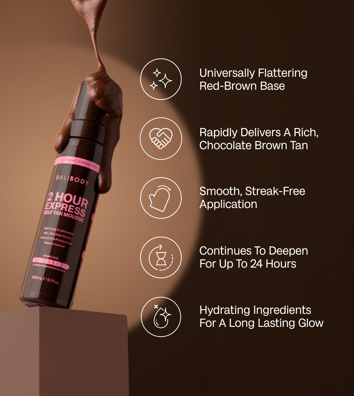 2 Hour Express Self Tan Mousse