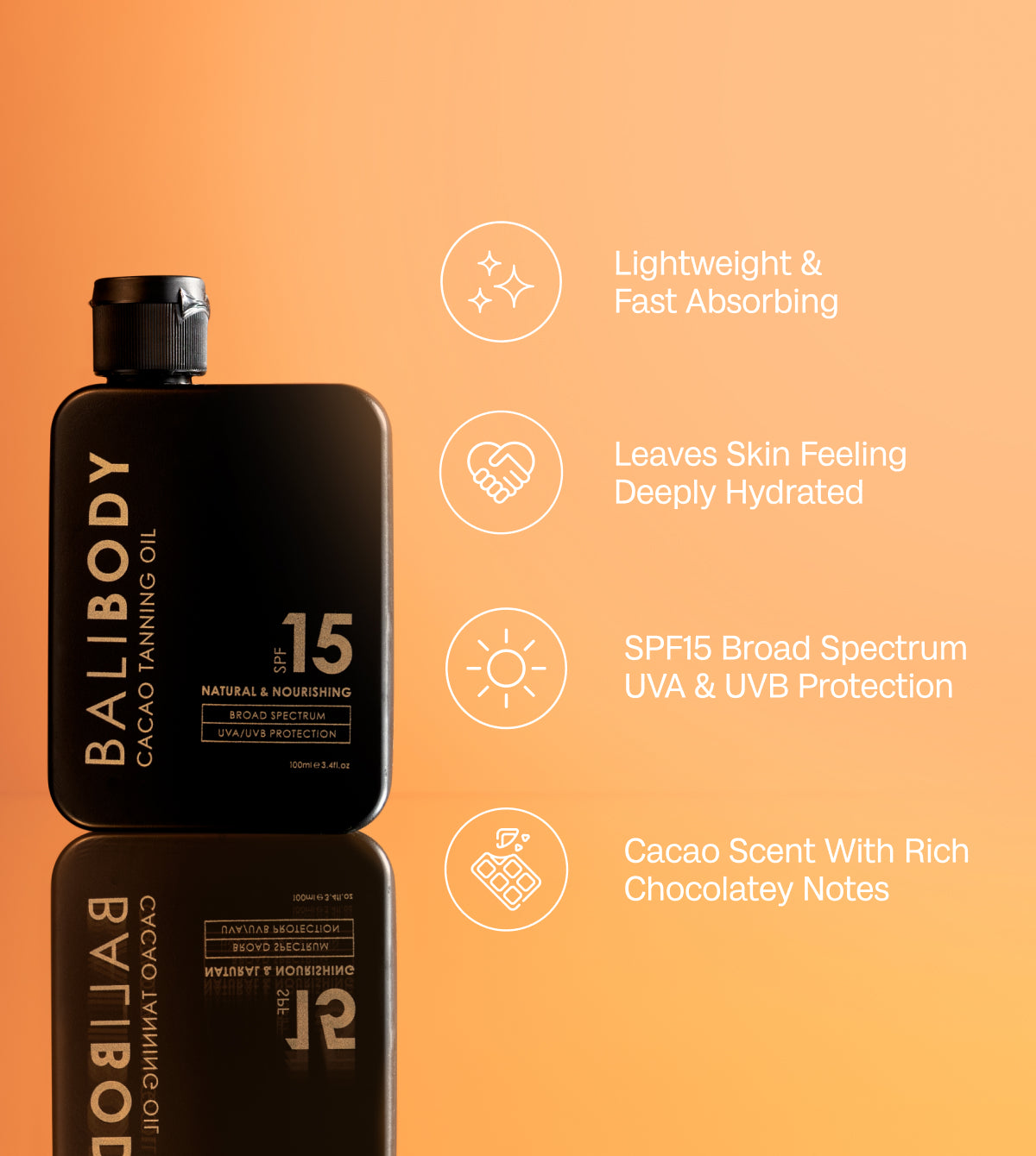 Cacao Tanning Oil SPF15