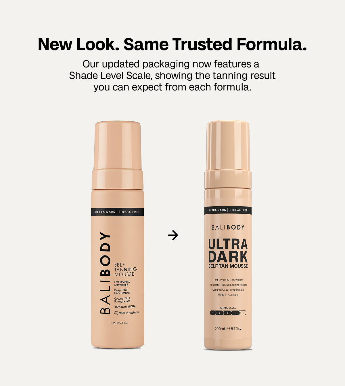 メイク道具・化粧小物 Balibody Express Ultra Dark Self Tan Ultra Dark Self Tanning Mousse